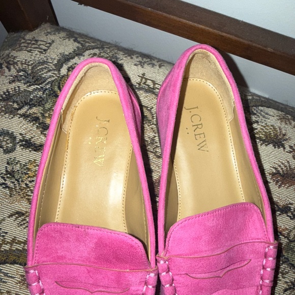 J.Crew Women’s Pink Suede Penny Loafers Size 6 - Picture 9 of 13